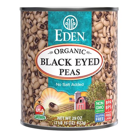 Black Eyed Peas, organic, 29 oz - Eden Foods