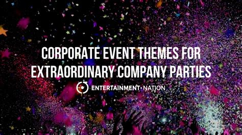 Corporate Event Themes For 2025 - Brett Stephani