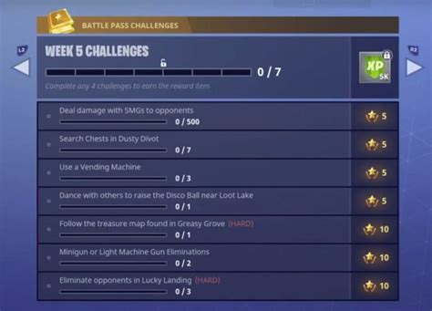 Fortnite Season 4, Week 5 Challenges - Fortnite Insider