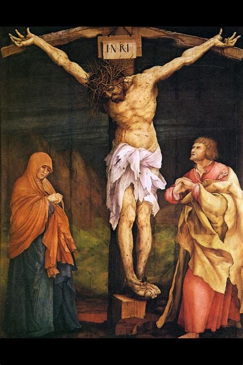 Crucifixion Painting by Matthias Grünewald | Pixels