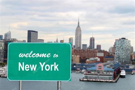 Welcome to New York sign — Stock Photo © gvictoria #5490364