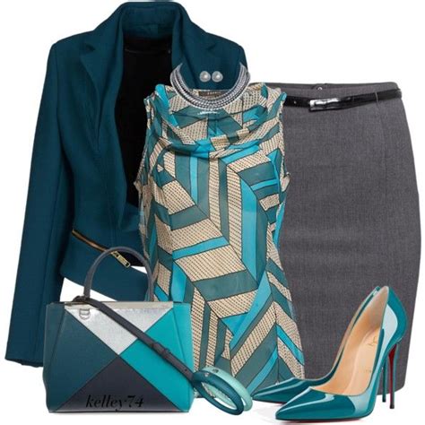 Teal & Grey | Classy outfits, Stylish outfits, Chic outfits