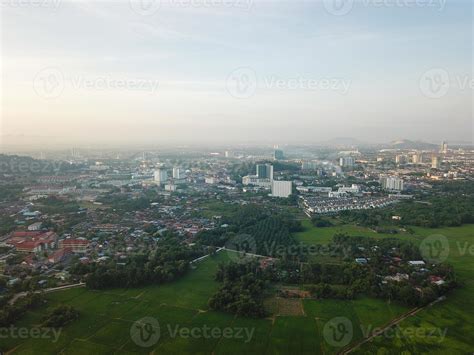 Aerial view paddy field 21646369 Stock Photo at Vecteezy