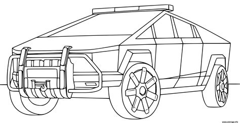 Tesla Cybertruck Coloring Page Free Printable Coloring Pages | My XXX Hot Girl