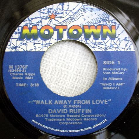 David Ruffin – Walk Away From Love (1975, Vinyl) - Discogs