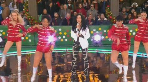 Cher's Thanksgiving Parade performance went down a treat with rap icon ...