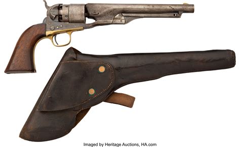 Colt Model 1860 Army Revolver with Period Holster.... Handguns | Lot #49210 | Heritage Auctions