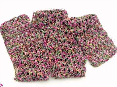 Tulip Tree Scarf Video Tutorial - Crochet Ideas