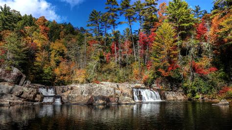 Linville Upper Falls During Fall Photograph by Carol Montoya | Fine Art America