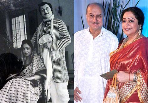 Anupam Kher craving to get wife Kirron Kher's attention | Bollywood ...