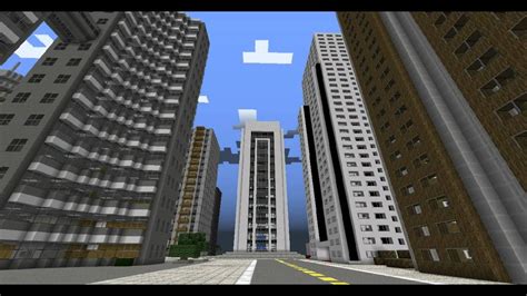 Modern Minecraft Skyscraper city |1.2.5 Ready| - YouTube