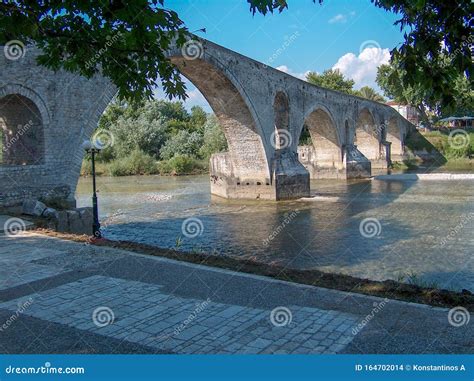 Bridge Old of Arta City Greece in Summer Season Stock Photo - Image of color, ancient: 164702014