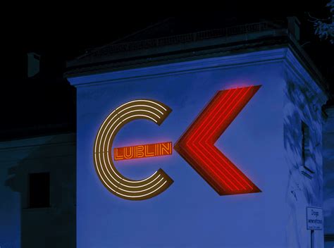 Neon sign design for Culture Centre in Lublin on Behance