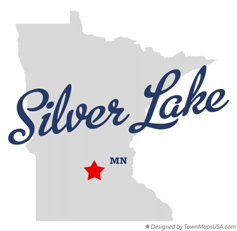 Map of Silver Lake, McLeod County, MN, Minnesota