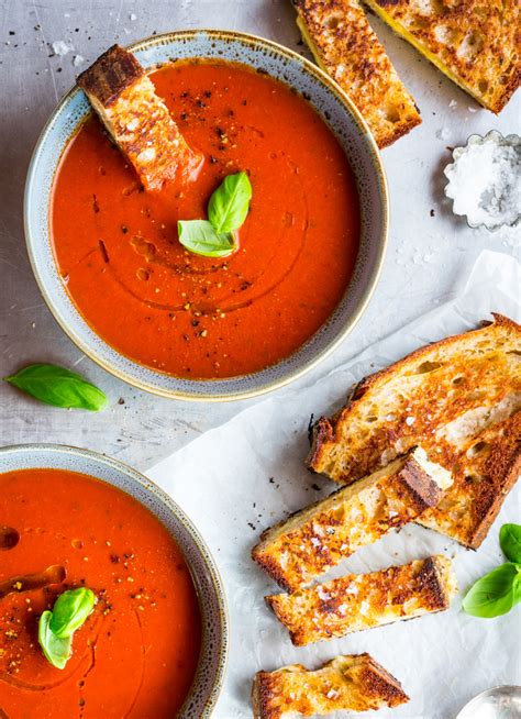 Tomato Soup with Cheese Toasty Fingers » Dish Magazine