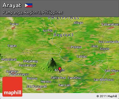 Free Satellite Panoramic Map of Arayat