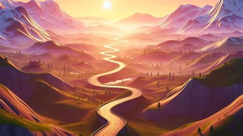 The Long and Winding Road: Sunset Drive 6098-4953-0229 by acid9 - Fortnite Creative Map Code ...