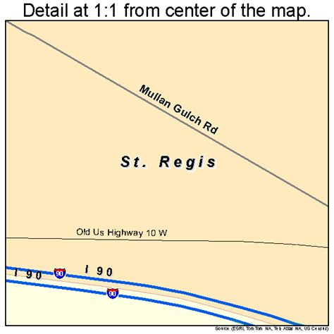 St. Regis Montana Street Map 3065575