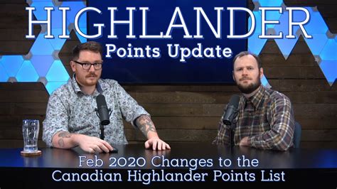 Canadian Highlander Points Update Feb 2020 - YouTube