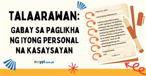 TALAARAWAN: Gabay sa Paglikha ng Iyong Personal na Kasaysayan