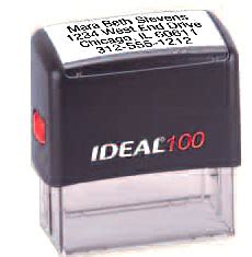 Ideal 100 Self Inking Stamp