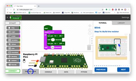 Piper Make: First Drag-and-Drop Coding Platform for Raspberry Pi Pico - CNX Software