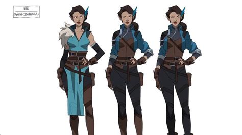 character designs by phil bourassa for the legend... - beauyasha + fearne in 2022 | Vox machina ...