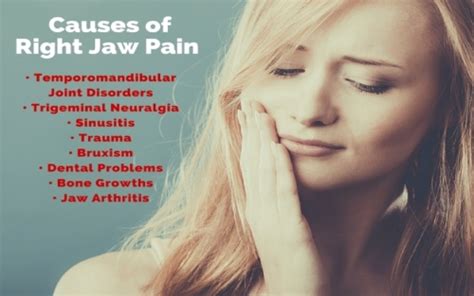 Right jaw pain :? What causes