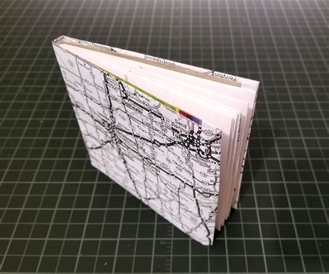 Make Your Own Folding Map Booklet | Book binding diy, Handmade books ...