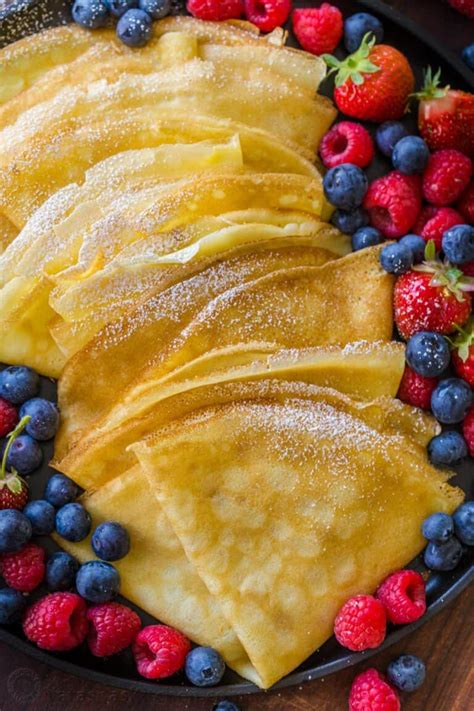 Easy Crepe Recipe (VIDEO) - NatashasKitchen.com