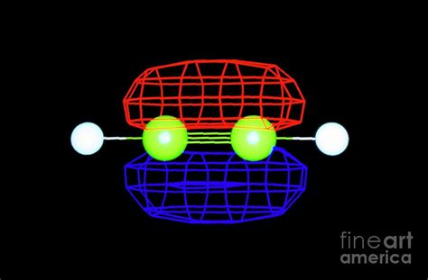 Highest Molecular Orbital In Acetylene Photograph by Clive Freeman, The Royal Institution ...