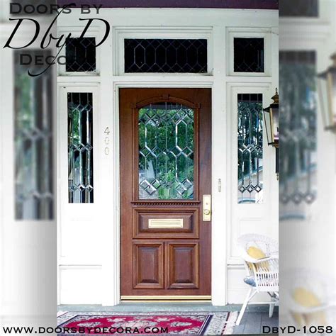 Custom Leaded Glass Replacement Door Exterior Entry - Doors by Decora