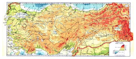 Large physical map of Turkey | Turkey | Asia | Mapsland | Maps of the World