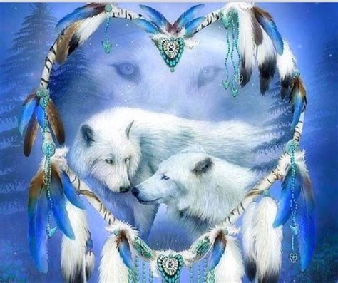 Moon Goddess Wolf Images, Wolf Pictures, Native American Wolf, American Indian Art, American ...