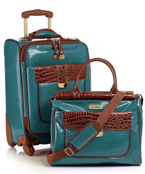 First Class Style meets functionality in this Samantha Brown Luggage collection! Careful, you'll ...