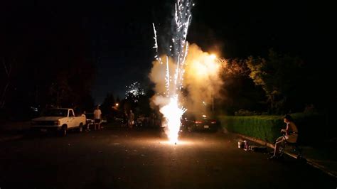 AWESOME Backyard Fireworks Show!! - YouTube