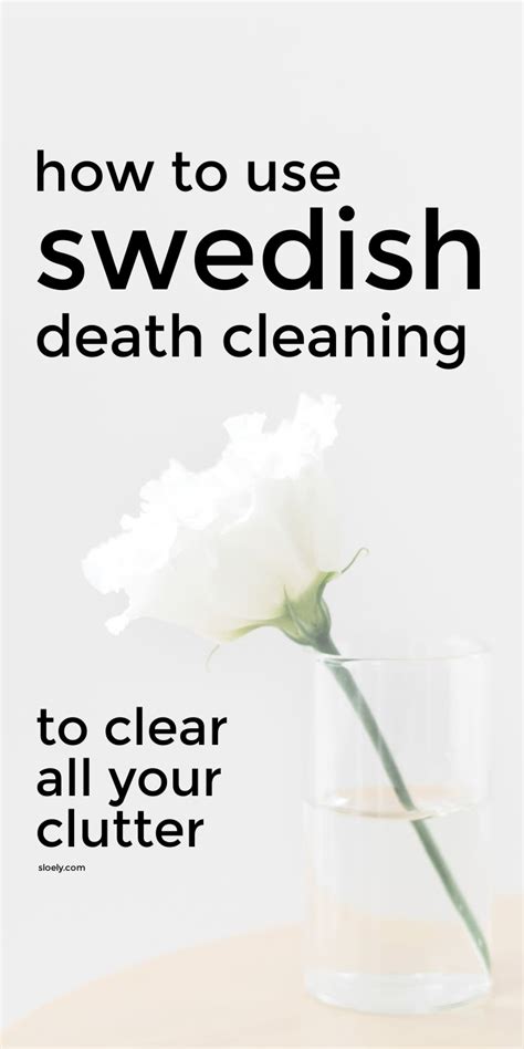 Swedish death cleaning