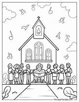 20 Church Coloring Pages Free PDF Printables sketch template