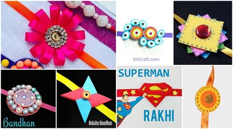 Easy Rakhi Making Ideas for Kids - Raksha Bandhan Crafts - K4 Craft