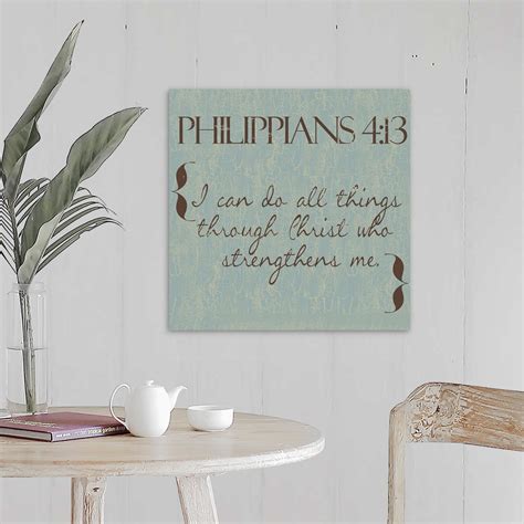 Philippians 4-13 Wall Art, Canvas Prints, Framed Prints, Wall Peels | Great Big Canvas