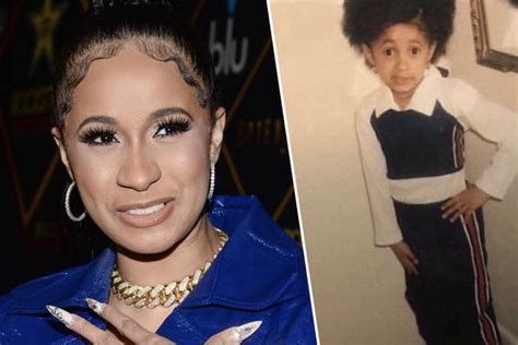 Cardi B Makes Her Childhood Photo A Meme