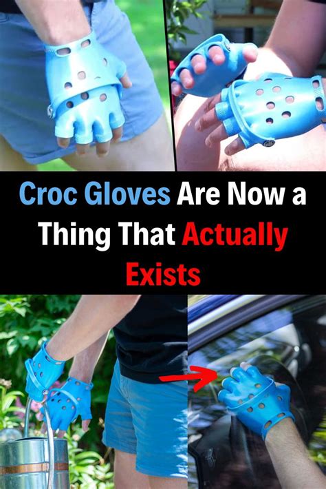 Croc Gloves Are Now a Thing That Actually Exists | Fun facts scary ...