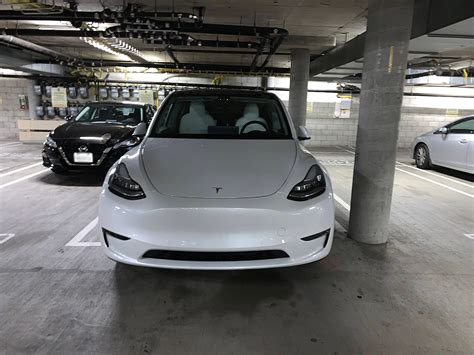 Tesla Model Y with white seats spotted in the wild for the first time