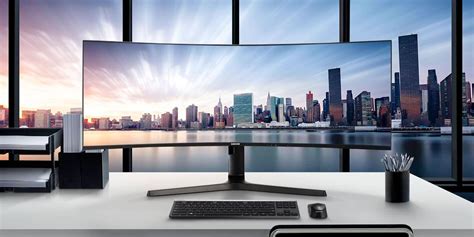 Samsung's 43-inch 32:10 monitor has a built-in KVM switch, multiple USB ...