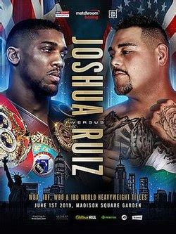 Anthony Joshua vs. Andy Ruiz Jr. - Wikipedia