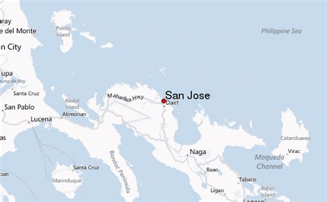 San Jose, Philippines, Bicol, Province of Camarines Norte Weather Forecast