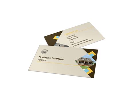 Local Property Management Business Card Template