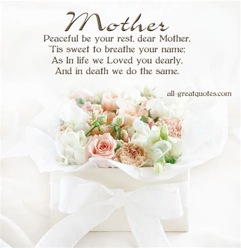 In Memory Of Mom Quotes. QuotesGram