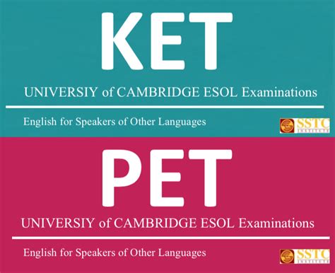 KET & PET CAMBRIDGE EXAMINATIONS - SSTC