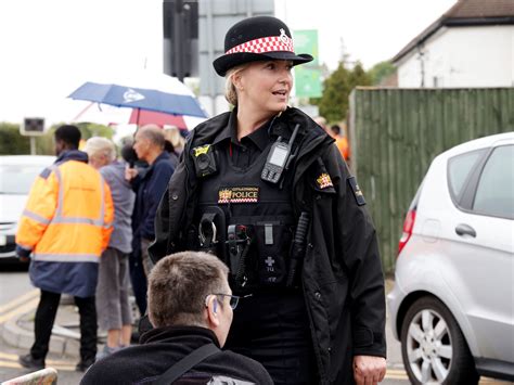 Penny Lancaster starts work as police constable for Queen’s funeral